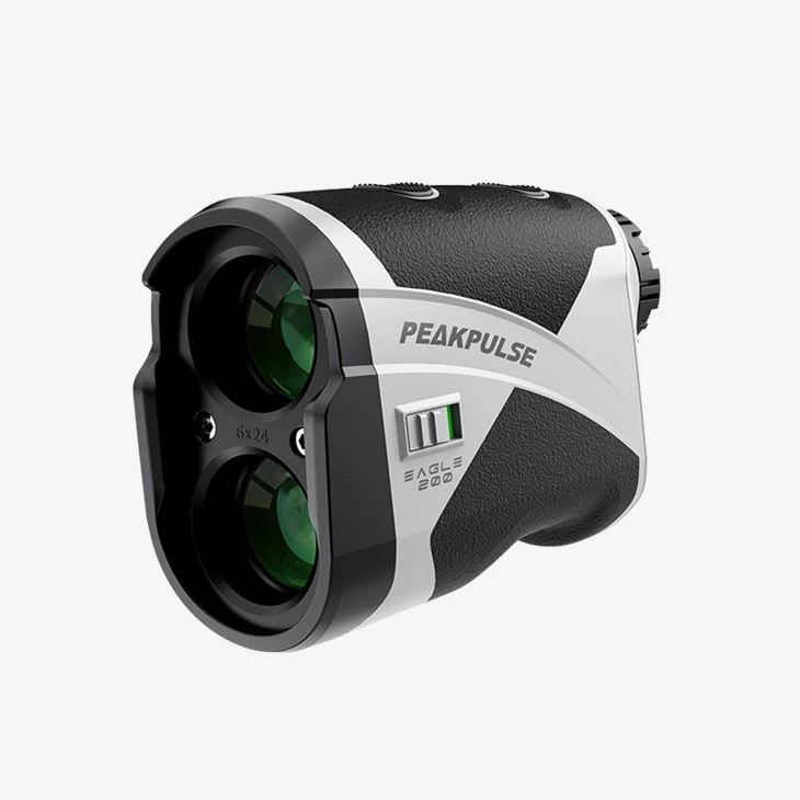 Golf Lazer Telemetre Yüksek Hassasiyetli Bayrak Direği Kilitlemeli 7 derece Süper Geniş FOV Titreşim Fonksiyonu Eğim Modu Sürekli Tarama